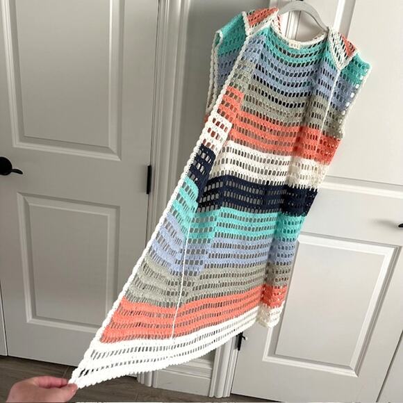 POL Crochet Hooded Boho Cardigan NWOT Size: Small (Oversized) - Picture 4 of 10